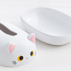 Cat Tissue Boxes Two Colours Organiser Set | StorageOZ