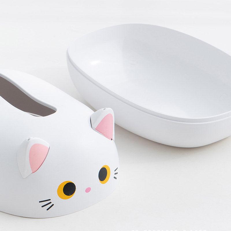 Cat Tissue Boxes Two Colours Organiser Set | StorageOZ