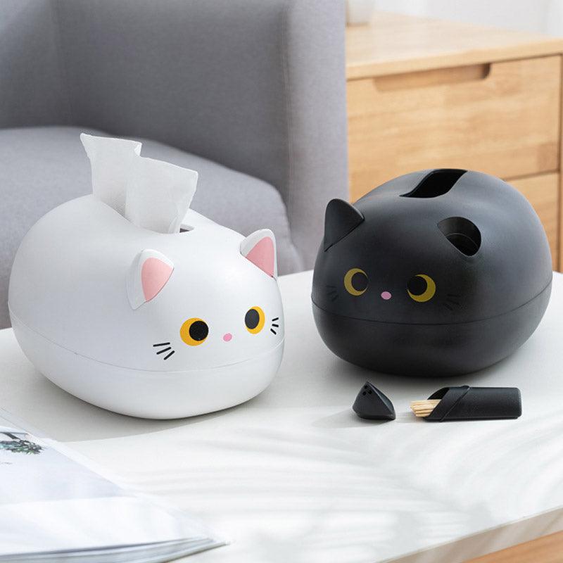 Cat Tissue Boxes Two Colours Organiser Set | StorageOZ