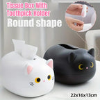 Cat Tissue Boxes Two Colours Organiser Set | StorageOZ