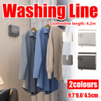 4.2m Steel Retractable Washing Line Two Colours | StorageOZ