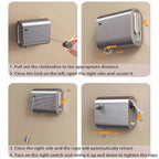 4.2m Steel Retractable Washing Line Two Colours | StorageOZ