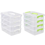 4 Tier Clear Parts Drawer Box Two Colours | StorageOZ
