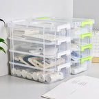 4 Tier Clear Parts Drawer Box Two Colours | StorageOZ