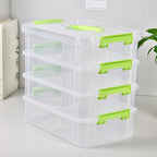 4 Tier Clear Parts Drawer Box Two Colours | StorageOZ