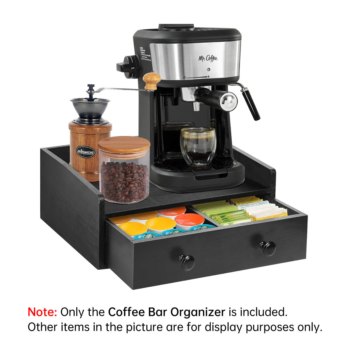 Wooden Coffee Drawer Box Two Colours Set | StorageOZ
