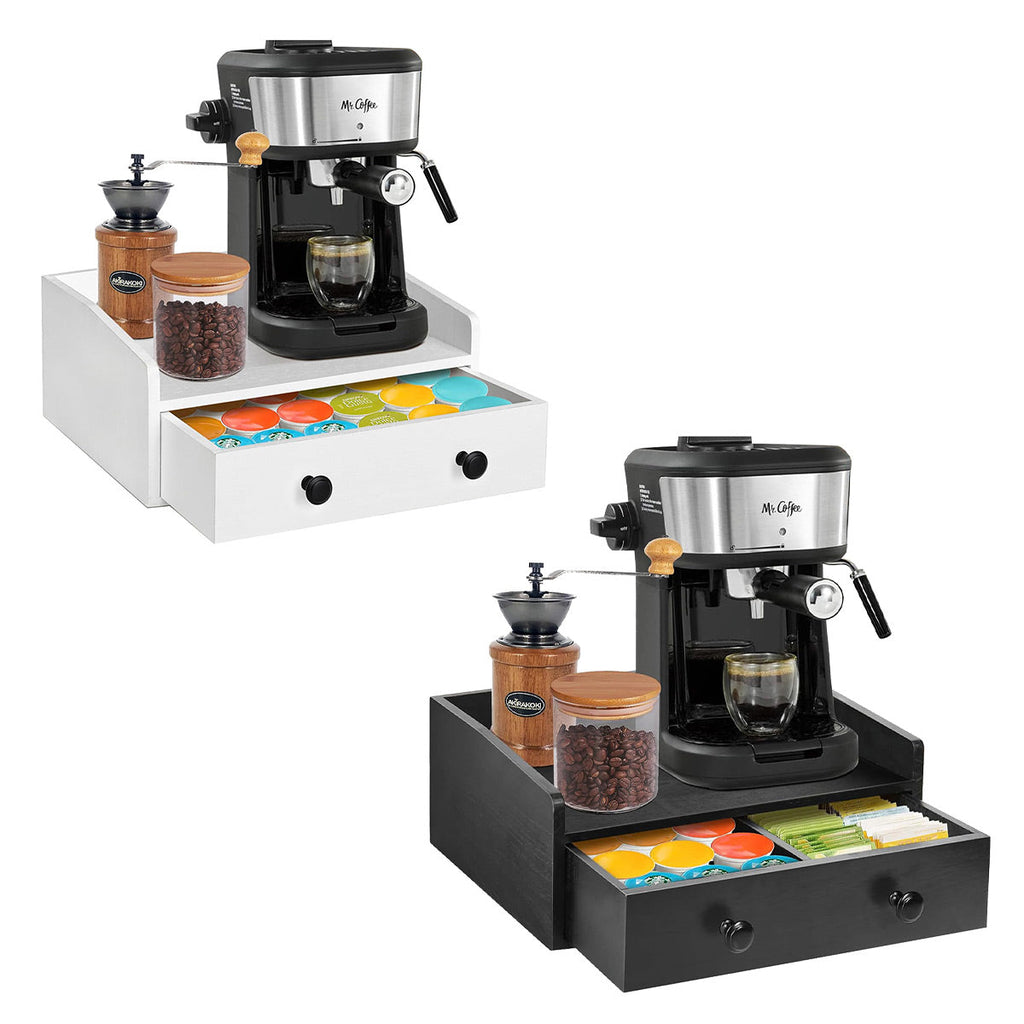 Wooden Coffee Drawer Box Two Colours Set | StorageOZ
