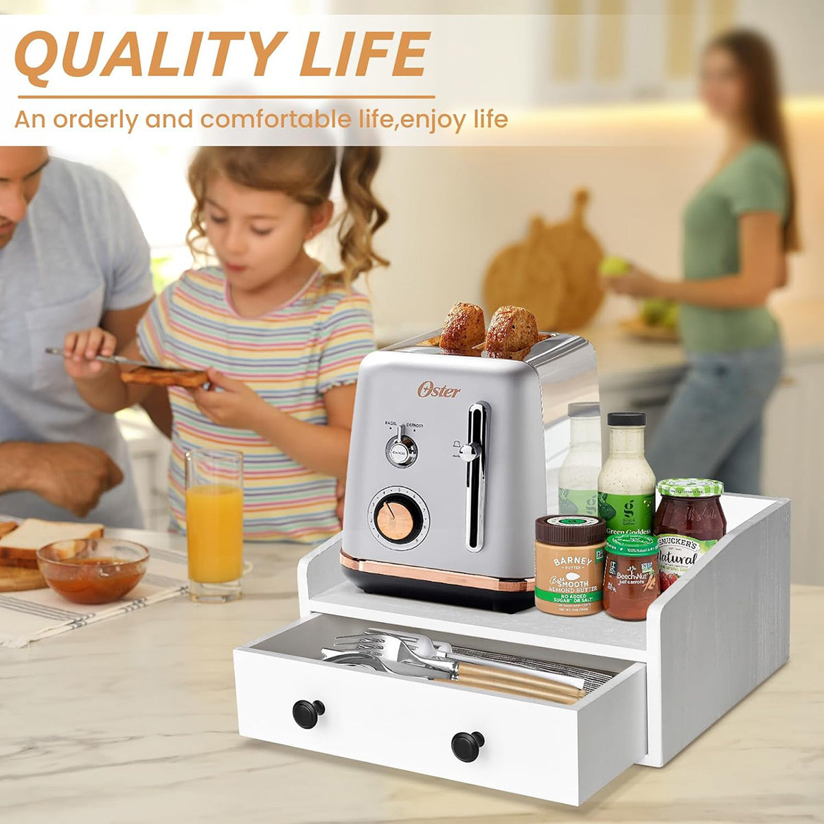 Wooden Coffee Drawer Box Two Colours Set | StorageOZ