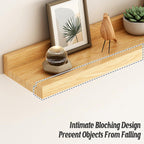 Wooden Floating Wall Shelf Two Finishes Set | StorageOZ