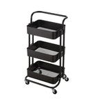 3 Tier Rolling Storage Trolley Three Colours | StorageOZ
