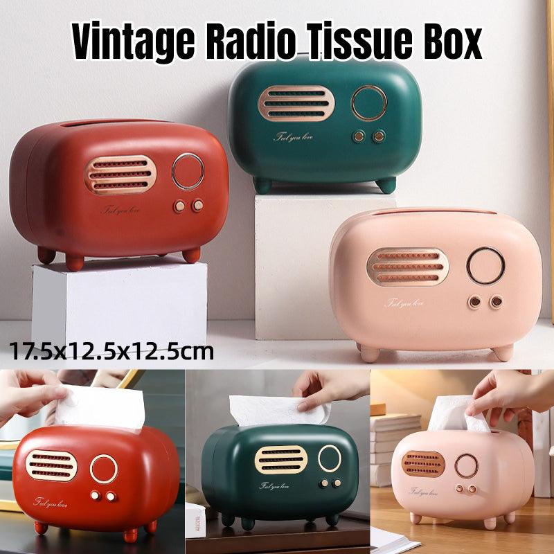 Vintage Style Tissue Box in Three Colours | StorageOZ