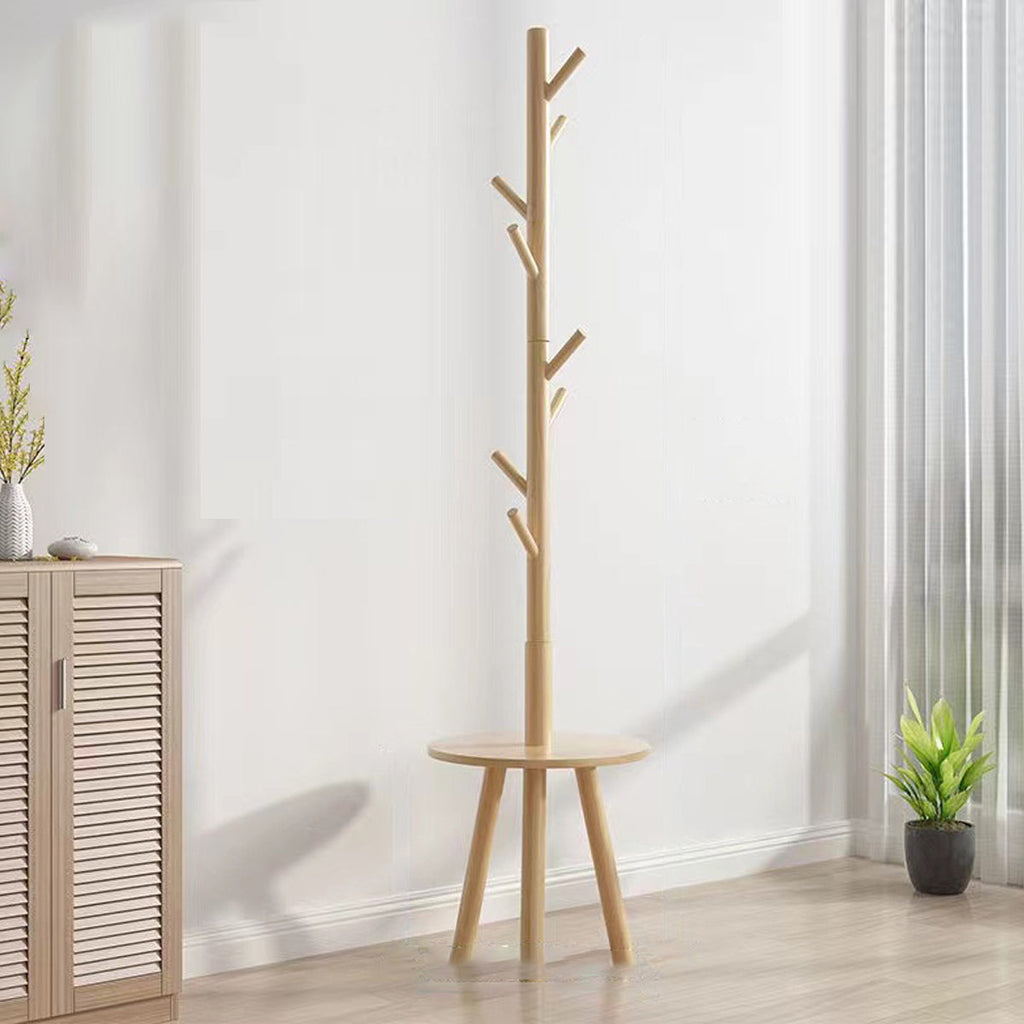 Wooden Floor Coat Rack Two Wood Tones Set | StorageOZ