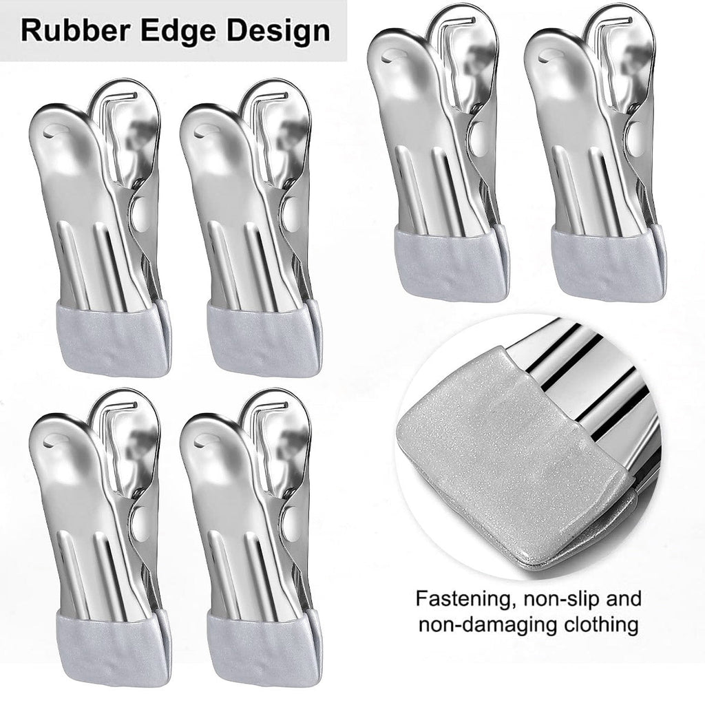30 Pcs Grey Clips Desk Storage Organiser | StorageOZ