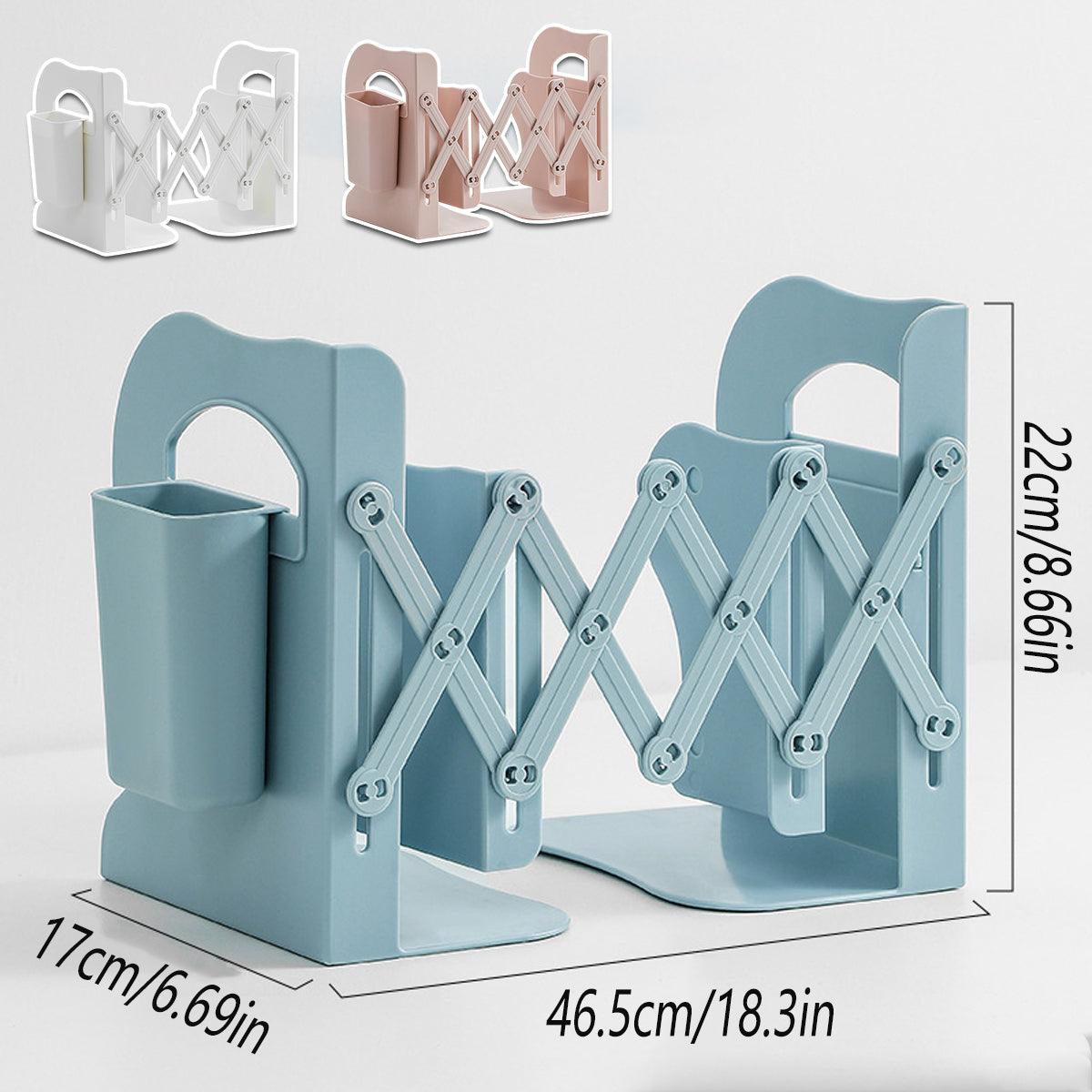 Expandable Book Stand Desk Rack Three Colours | StorageOZ