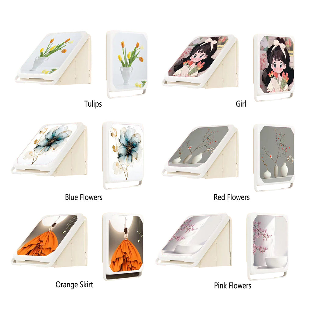 Wall Mural Bathroom Storage Box Six Prints | StorageOZ