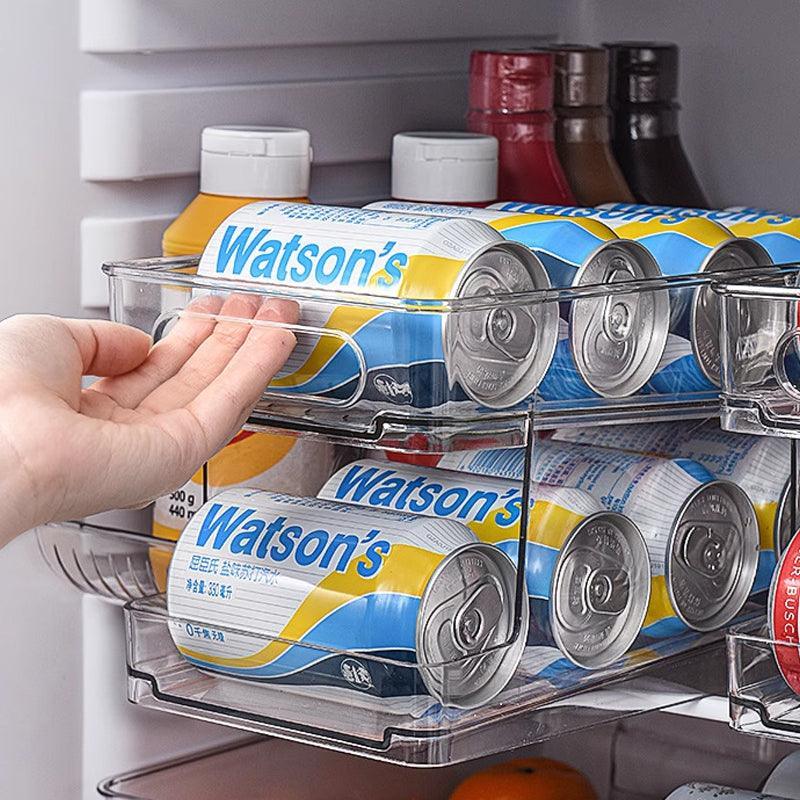 2 Tier Rolling Fridge Can Organiser Rack | StorageOZ