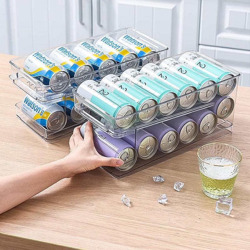 2 Tier Rolling Fridge Can Organiser Rack | StorageOZ