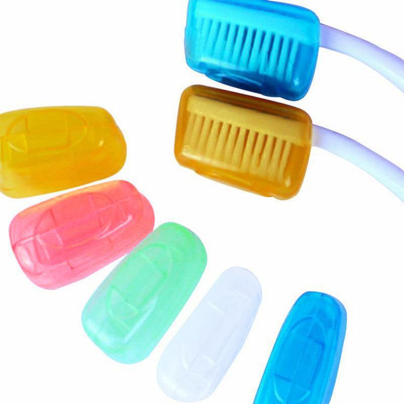 5 Pcs Toothbrush Head Covers Five Colours | StorageOZ