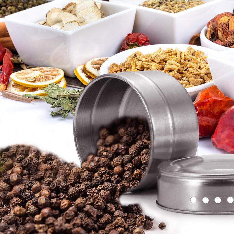 12 Pcs Spice Pots Kitchen Storage Organiser | StorageOZ