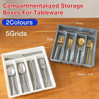Kitchen Cutlery Drawer Tray in Two Colours | StorageOZ