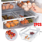 2 Pcs Adjustable Fridge Under Shelf Drawers | StorageOZ