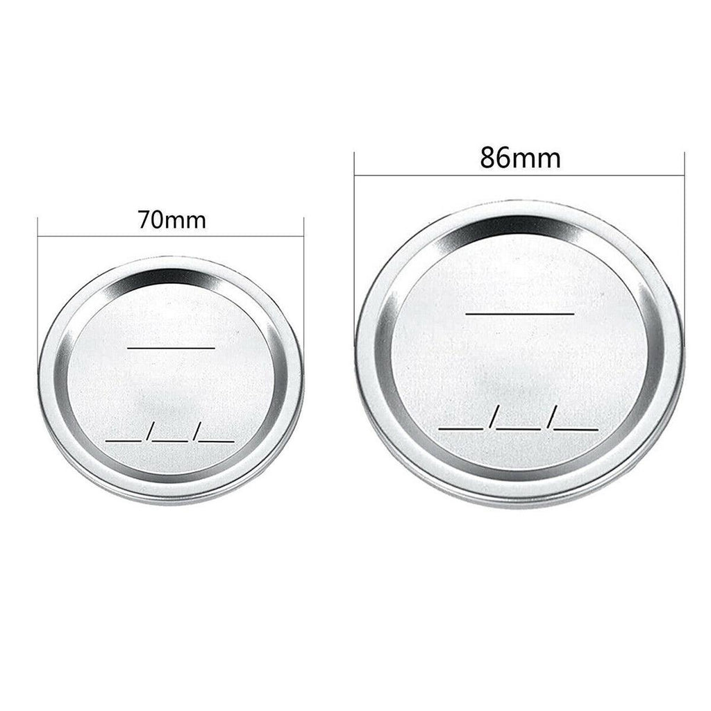Mason Jar Lids 12pcs for Regular Mouth Jars | StorageOZ