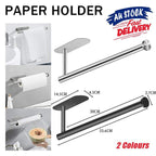 Adhesive Wall Paper Roll Holder Two Colours | StorageOZ
