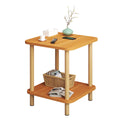 2 Tier Wooden Bedside Open Storage Shelf | StorageOZ