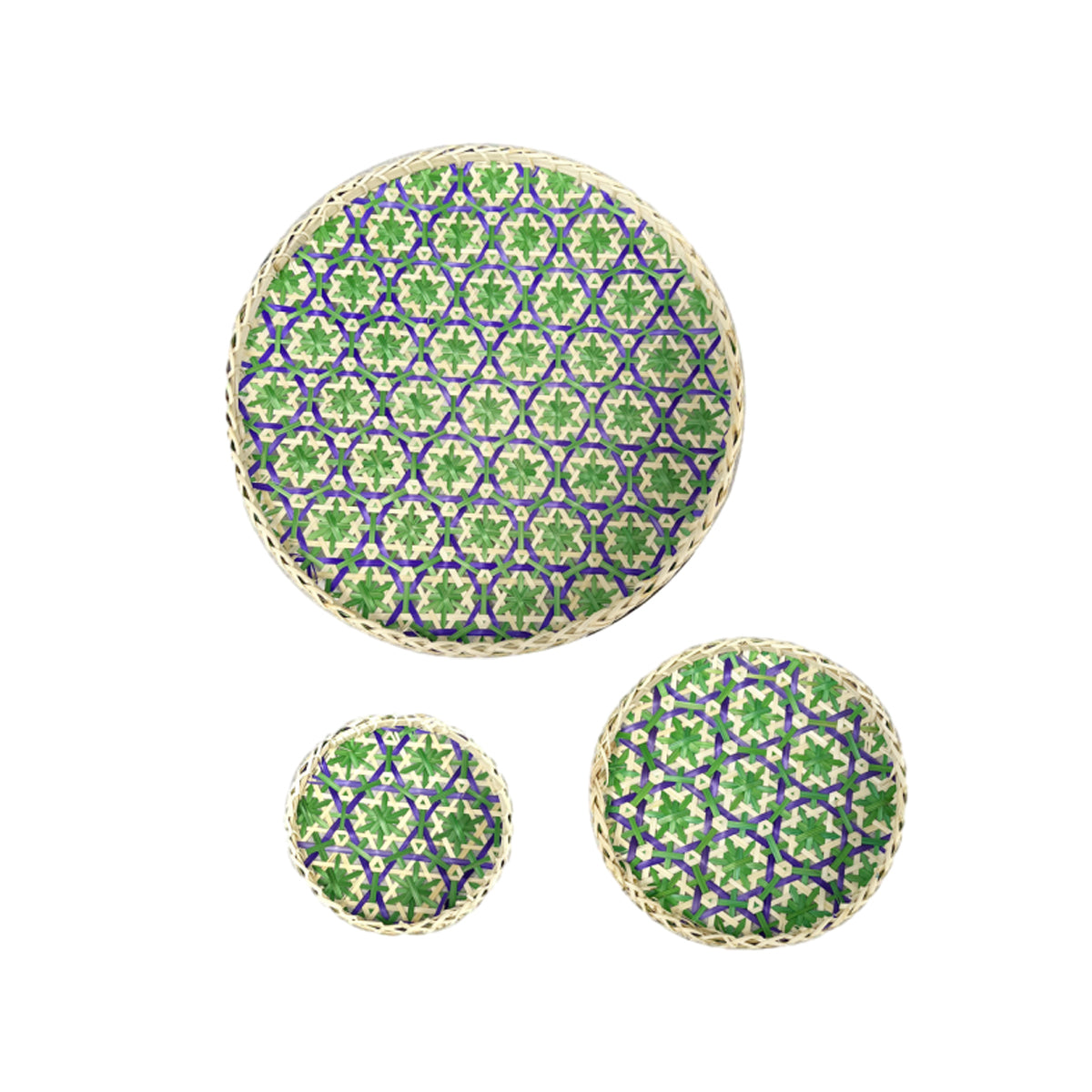 Rattan Tray and Basket Set in Three Styles | StorageOZ