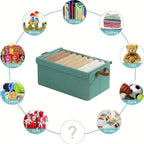 4 Pcs Foldable Fabric Storage Boxes Three Colours | StorageOZ