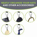 10 Clip Closet Hat Hanger Storage Organiser | StorageOZ