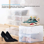 20 Pcs Clear Shoe Storage Box Organiser Set | StorageOZ