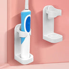 4 Pcs Adhesive Electric Toothbrush Holder | StorageOZ