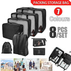Travel Packing Cube Set in Seven Colours | StorageOZ