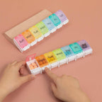 7 Day Colour Coded Pill Storage Organiser Box | StorageOZ