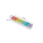 7 Day Colour Coded Pill Storage Organiser Box | StorageOZ