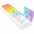 7 Day Colour Coded Pill Storage Organiser Box | StorageOZ