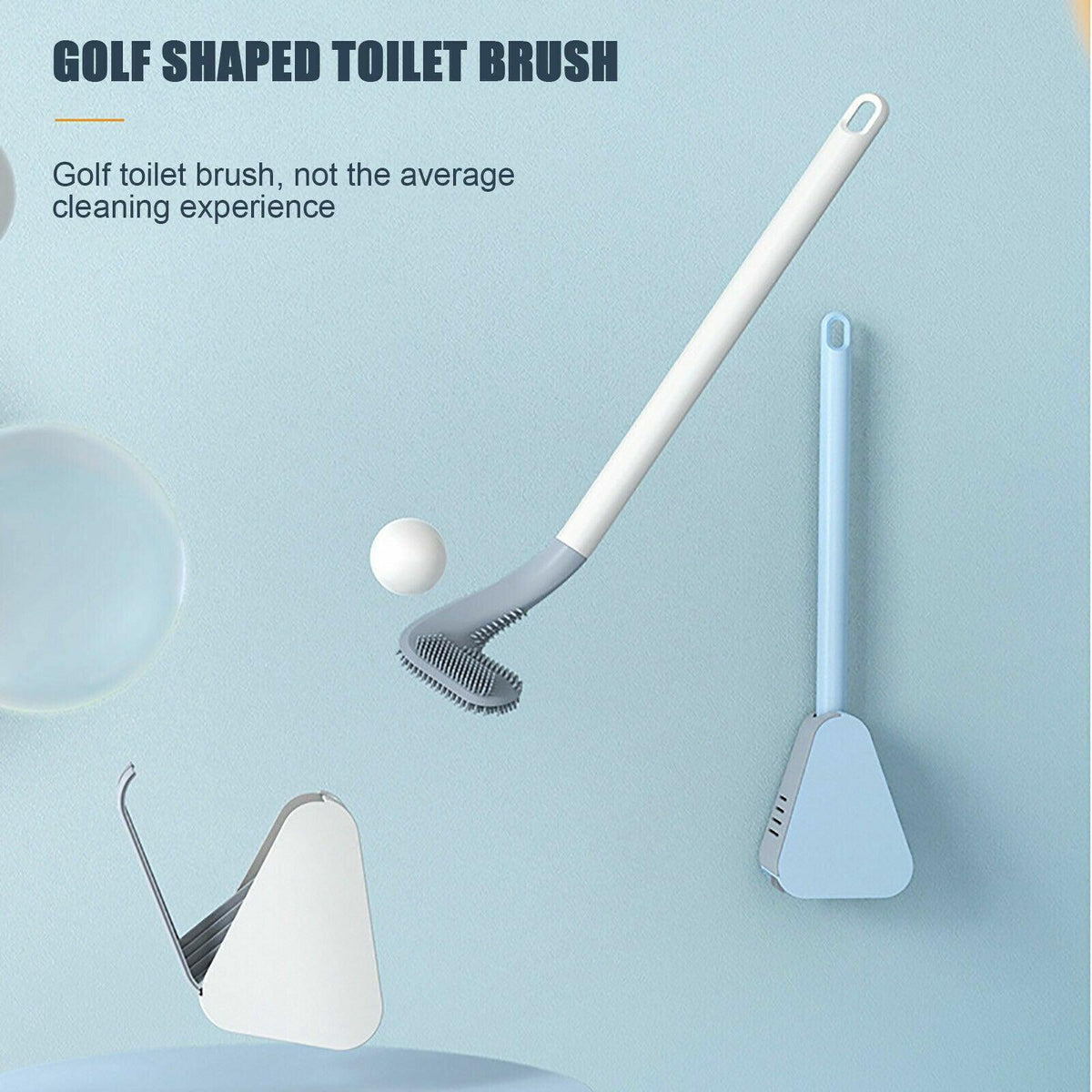 Golf Head Toilet Brush Bathroom Set Pack | StorageOZ