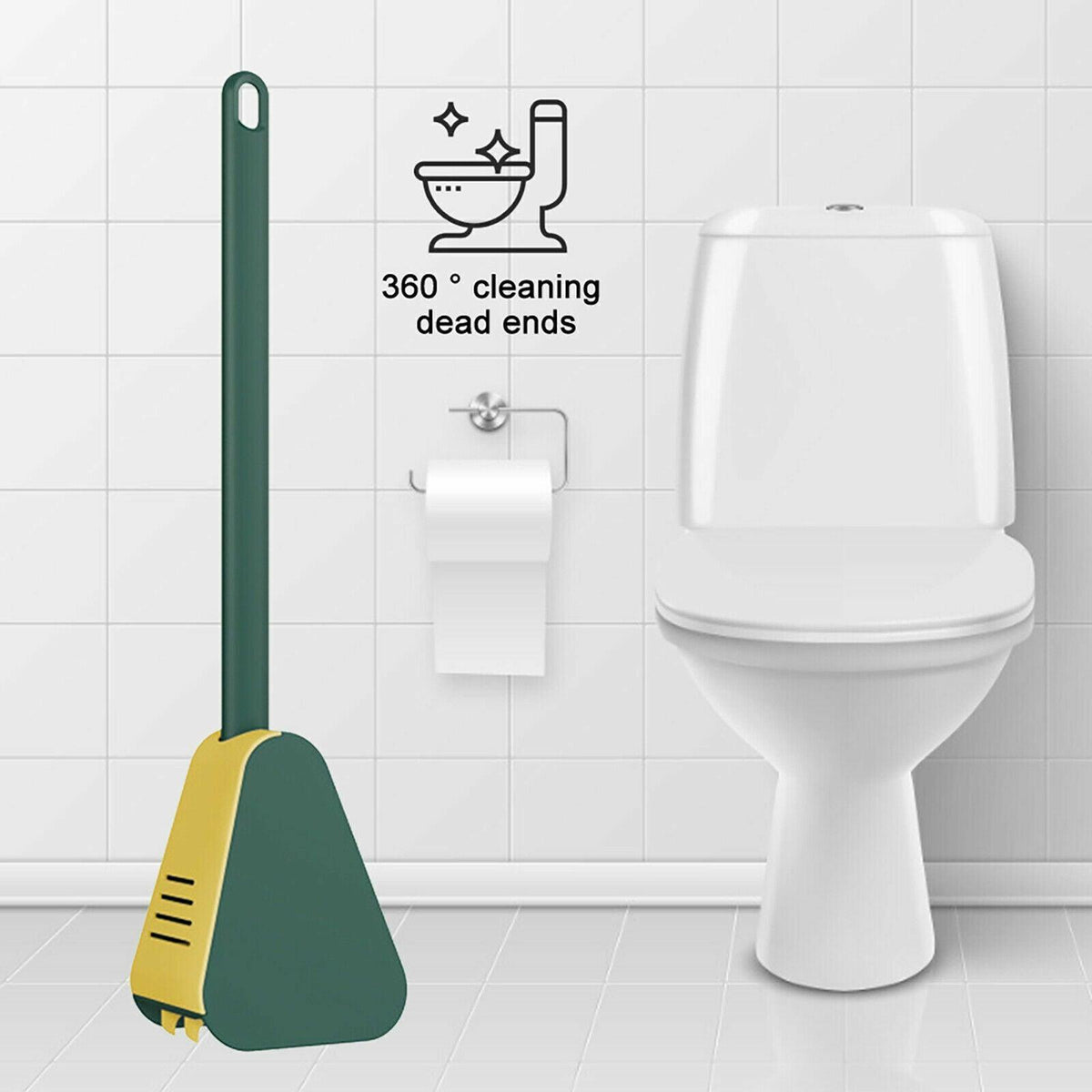 Golf Head Toilet Brush Bathroom Set Pack | StorageOZ