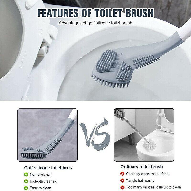 Golf Head Toilet Brush Bathroom Set Pack | StorageOZ
