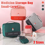 2 Pcs Medical Aid Kit with Large and Small Bags | StorageOZ