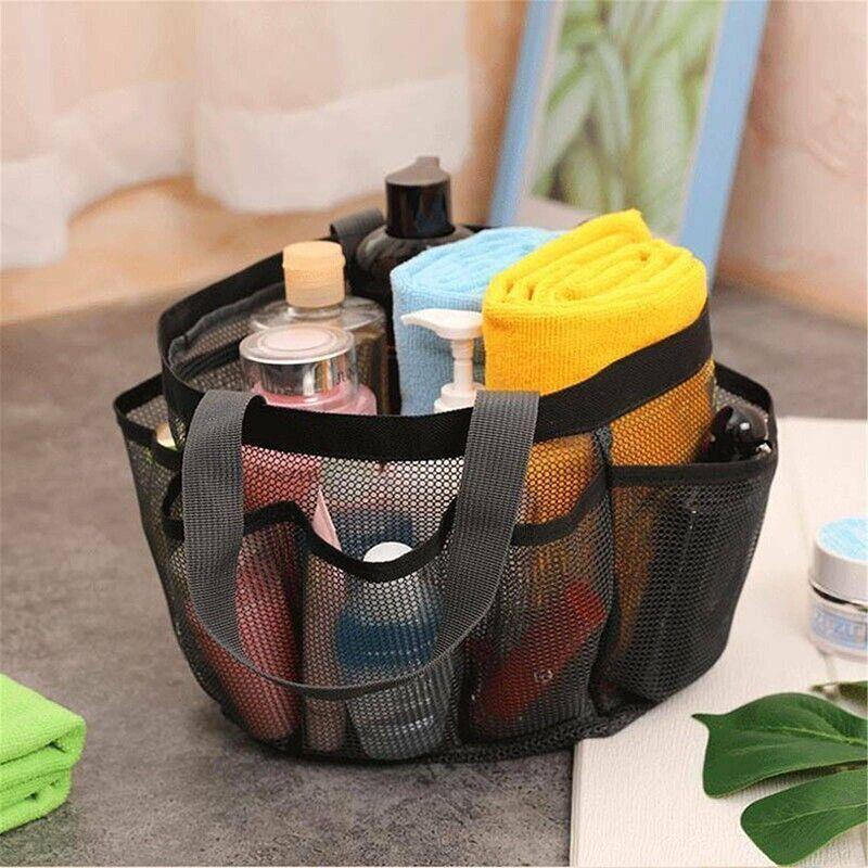 Mesh Shower Bag Bath Storage Organiser Set | StorageOZ