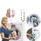 Sock Tidy Clips with Rope in Three Colours | StorageOZ