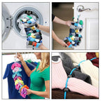 Sock Tidy Clips with Rope in Three Colours | StorageOZ
