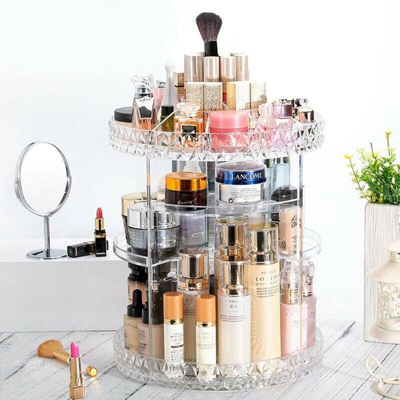 360 Degree Rotating Makeup Organiser Stand | StorageOZ