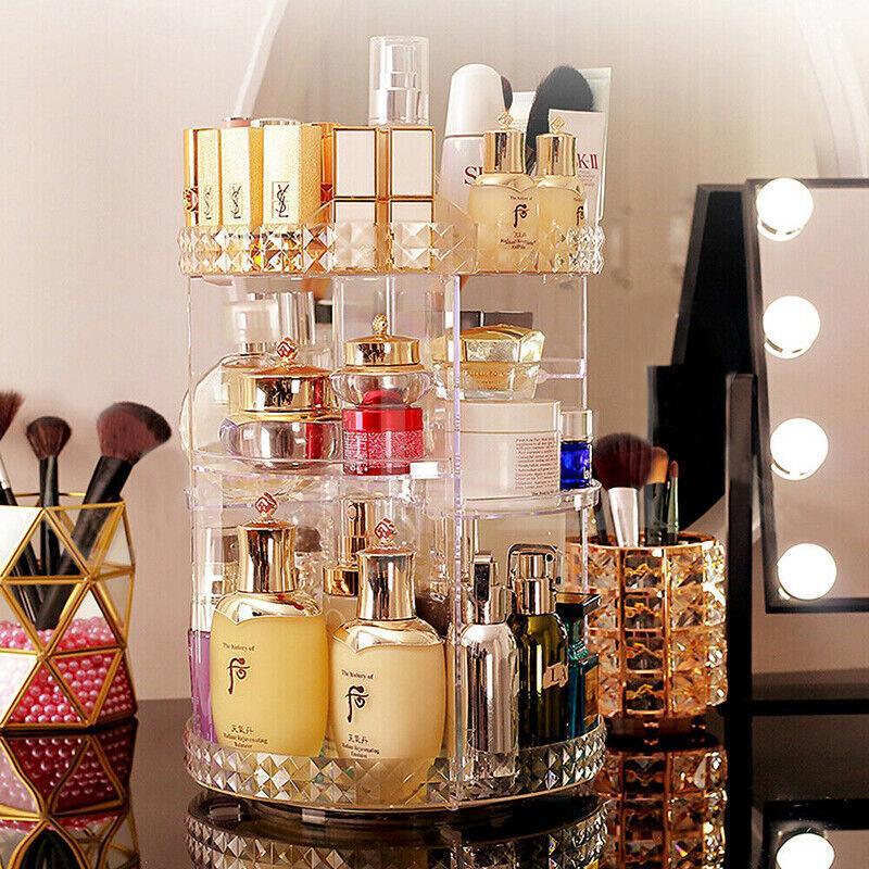 360 Degree Rotating Makeup Organiser Stand | StorageOZ