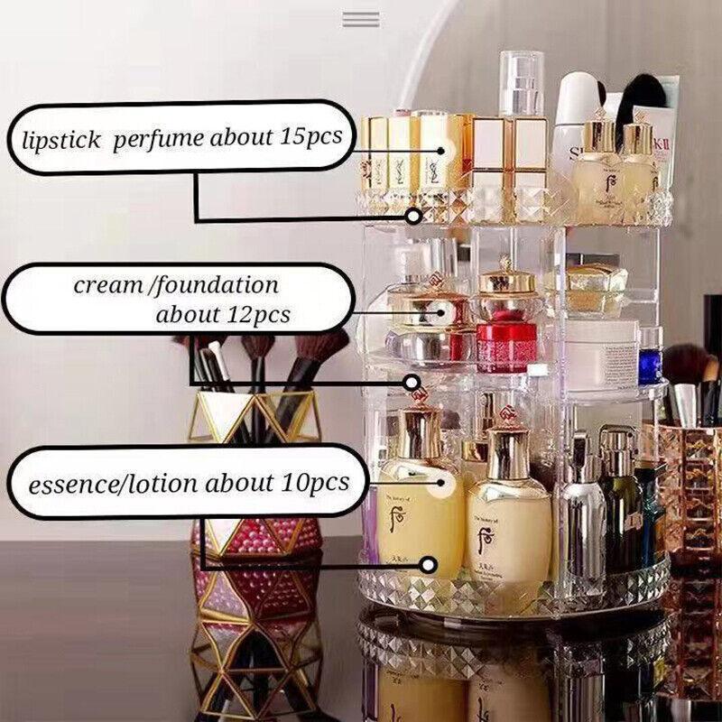 360 Degree Rotating Makeup Organiser Stand | StorageOZ