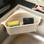 Triangle Sink Drain Basket with Suction Cup | StorageOZ