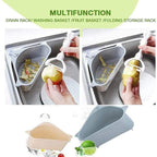 Triangle Sink Drain Basket with Suction Cup | StorageOZ