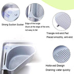 Triangle Sink Drain Basket with Suction Cup | StorageOZ